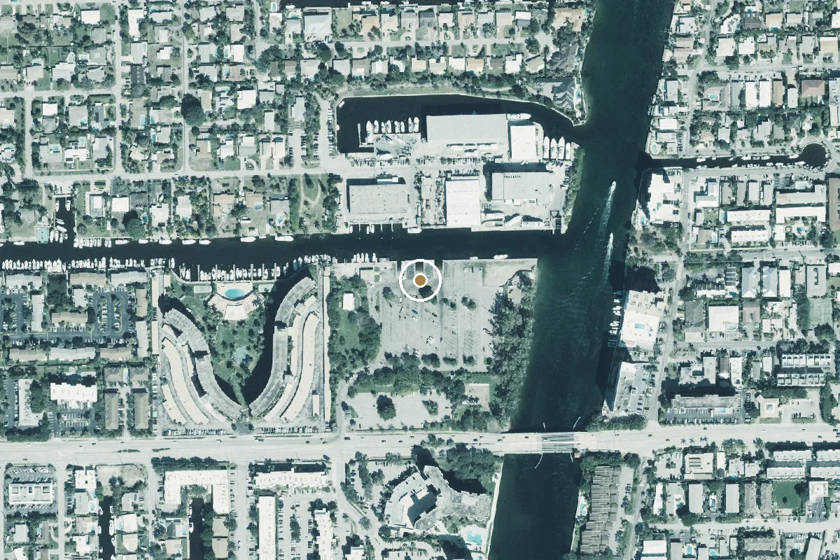 Aerial view of Alsdorf Park Boat Ramp