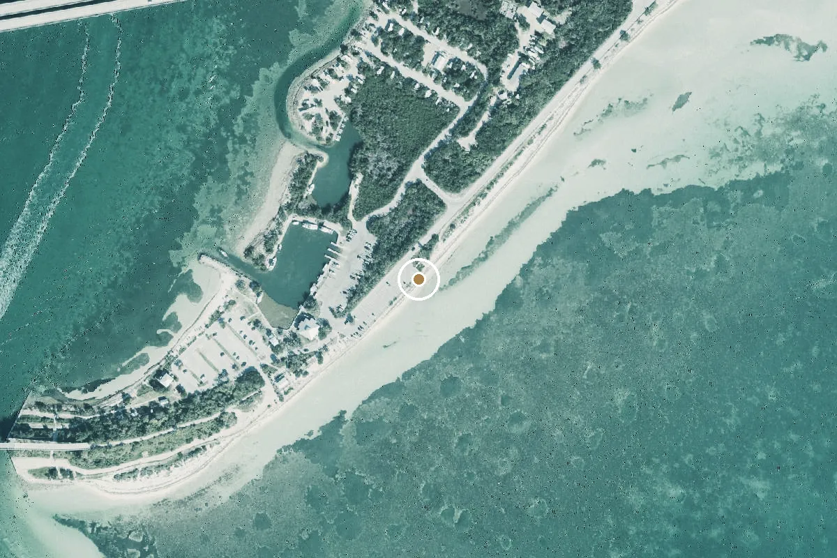 Aerial view of Bahia Honda State Park - Loggerhead Kayak Beach
