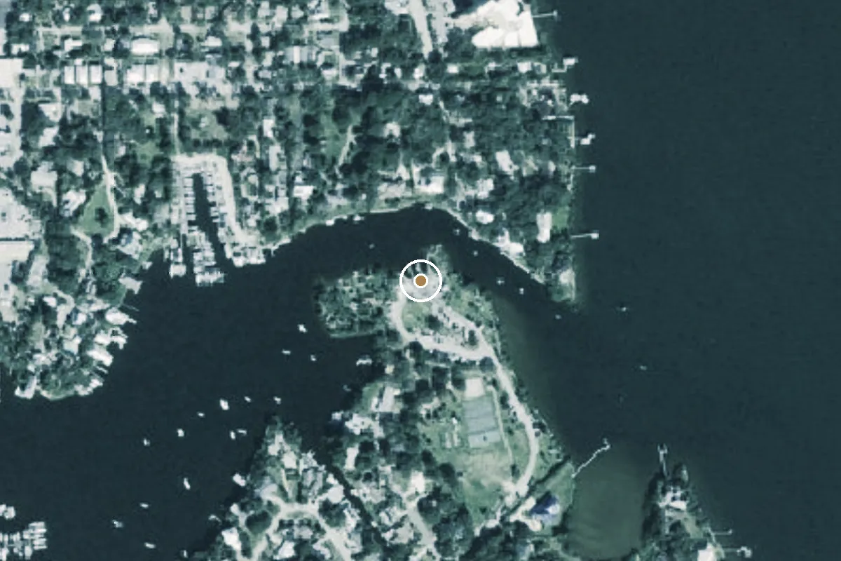 Aerial view of Ballard Park Public Boat Ramp