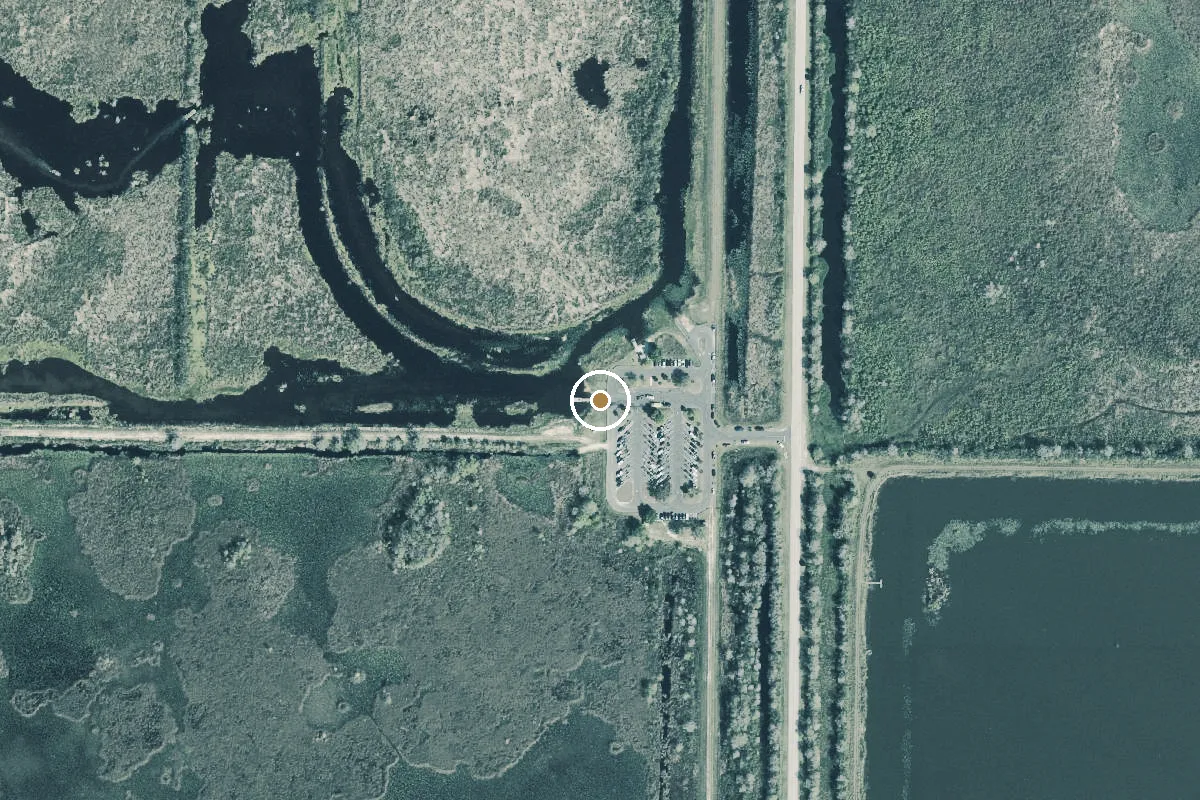 Aerial view of Blue Cypress Recreation Area - 512 Rec Pad - Boat Ramp