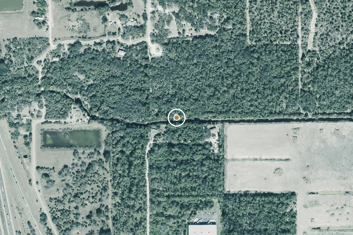 Aerial view of Bonita Springs Nature Place - Collum's Trail Kayak Launch