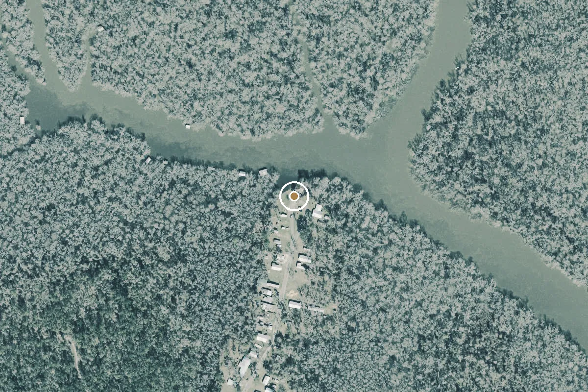 Aerial view of Bryant Landing
