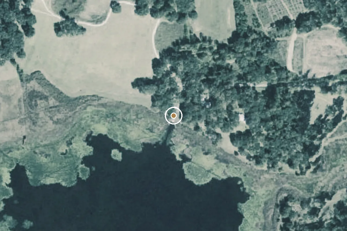 Aerial view of Cedar Hill Landing Public Boat Ramp