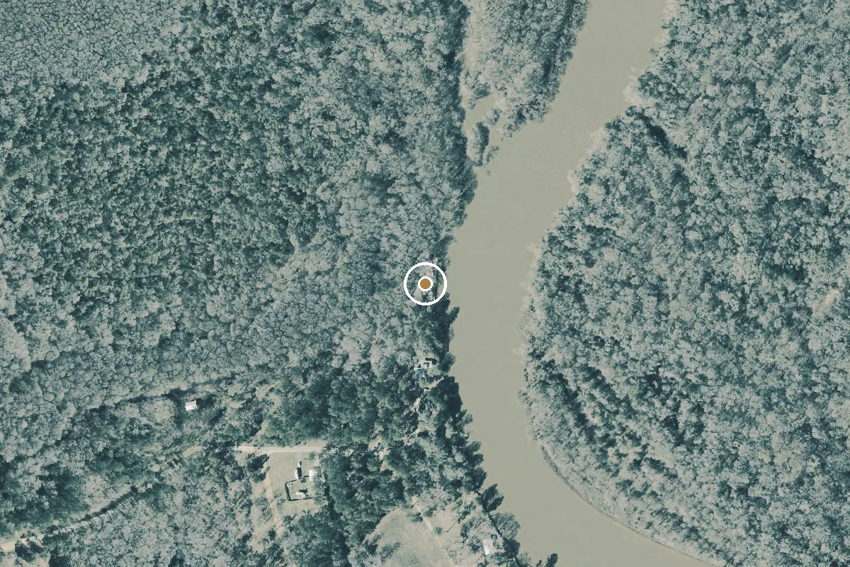 Aerial view of Cerrogordo Landing