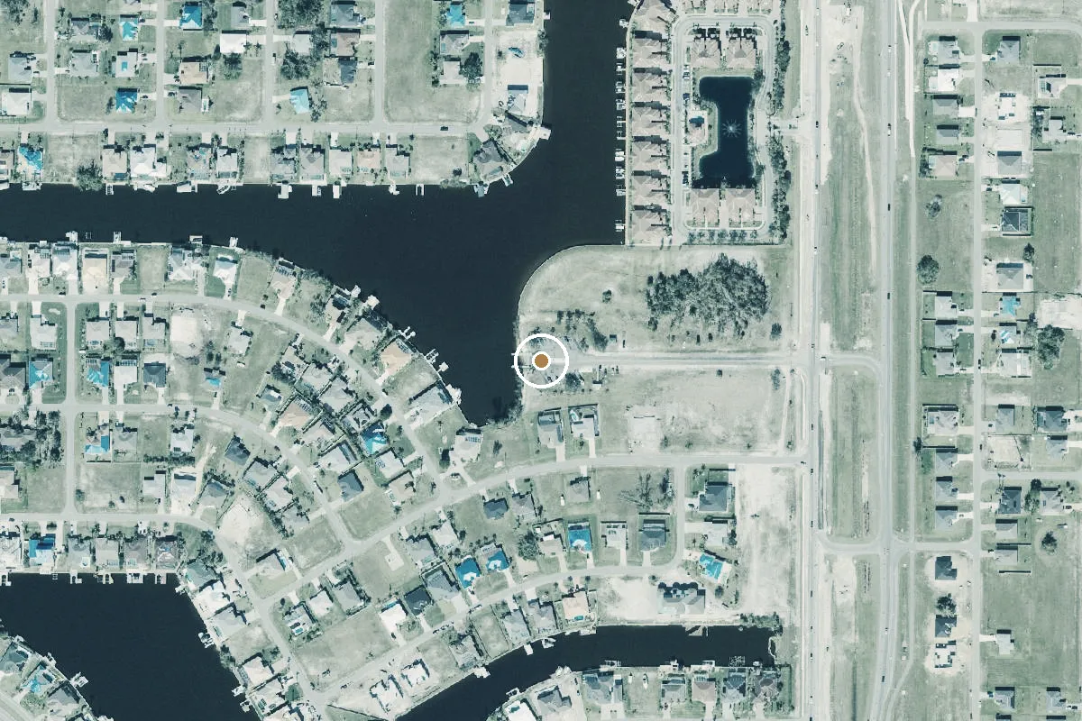 Aerial view of City of Cape Coral - Burnt Store Public Boat Ramp