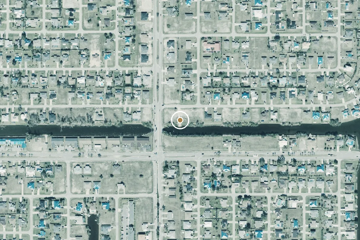 Aerial view of City of Cape Coral - Primitive Boat Ramp - 720 SW 31st Terrace
