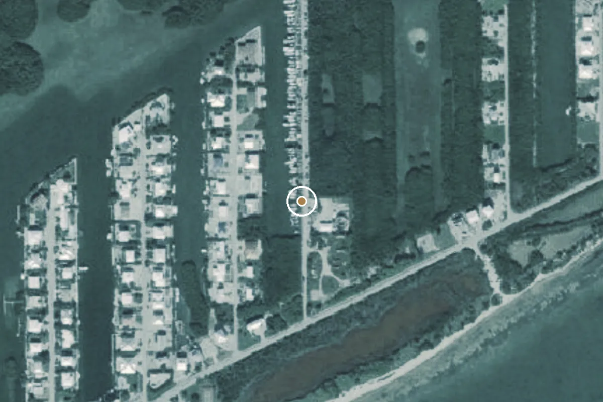 Aerial view of Coco Plum Yacht Club Pay Ramp (No Parking, Launch and Retrieve Only)