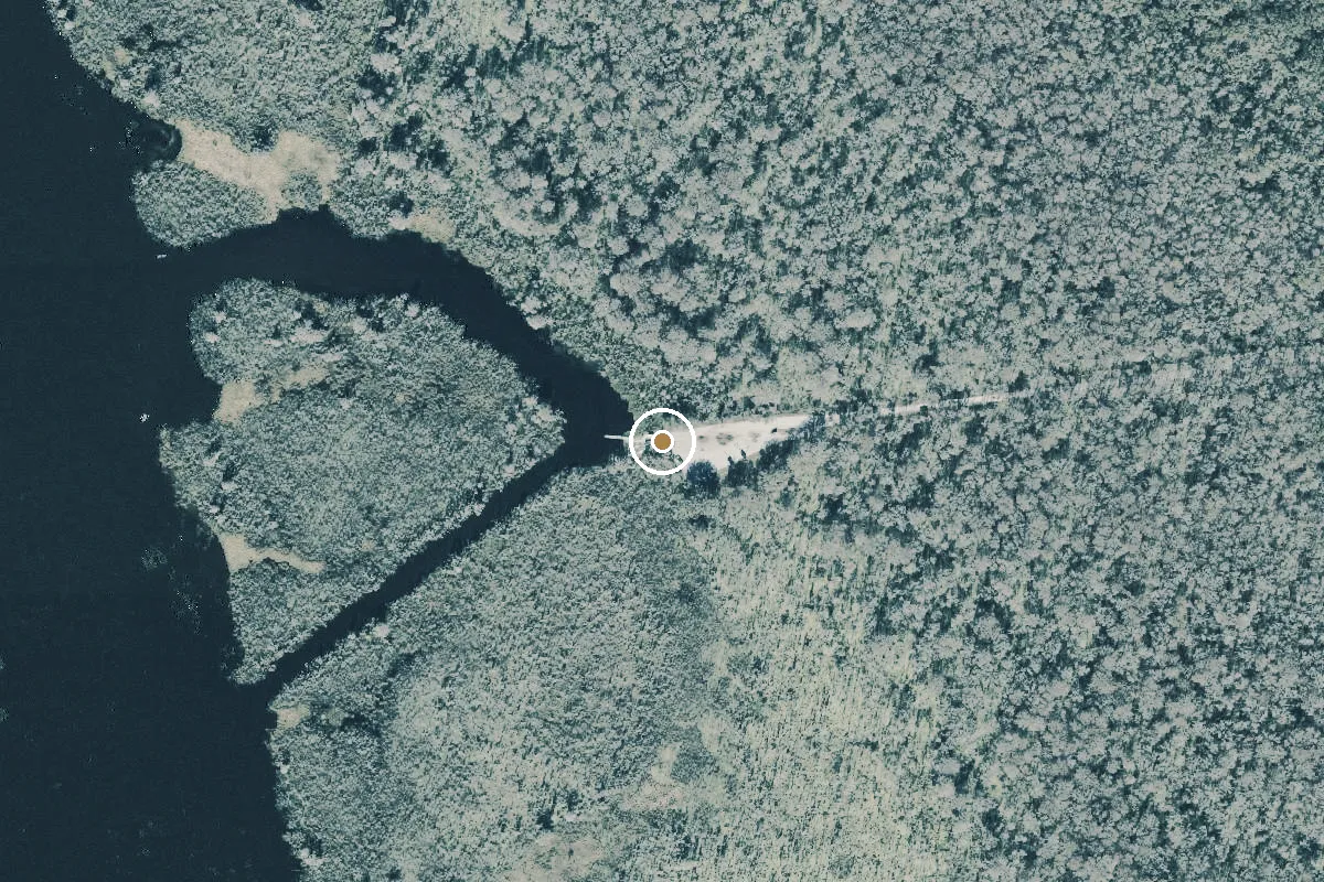 Aerial view of Coleman Landing Public Boat Ramp (Lake Panasoffkee)