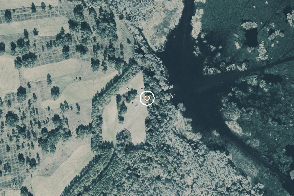 Aerial view of Cypress Landing Public Boat Ramp