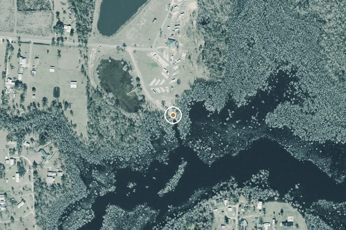 Aerial view of Dead Lakes County Park