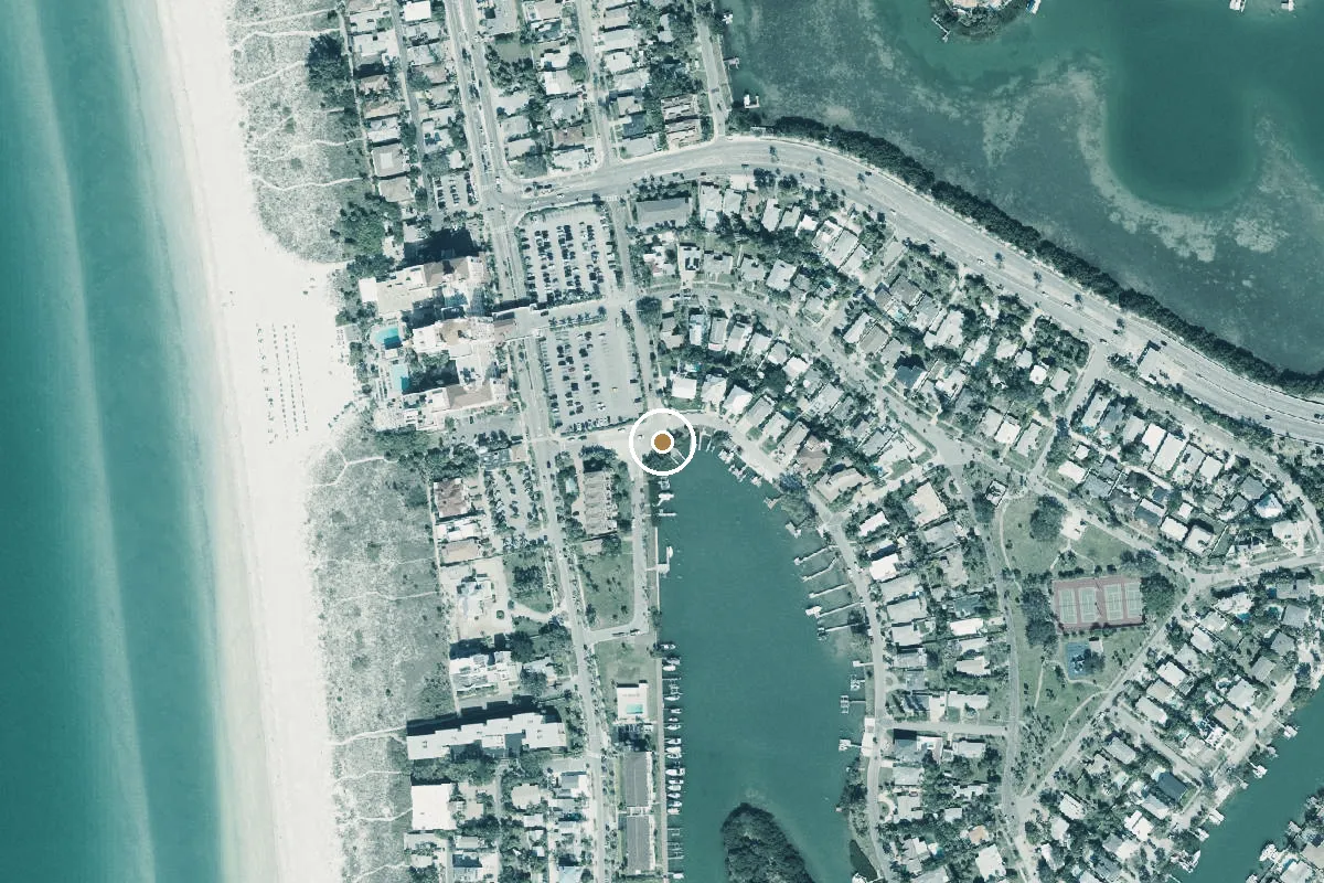 Aerial view of Don Cesar - St Pete Beach Boat Ramp (Limited Parking)