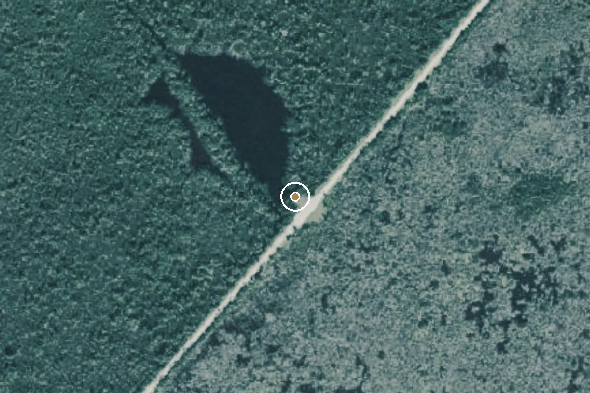 Aerial view of Everglades National Park - Coot Bay Pond Canoe Trail