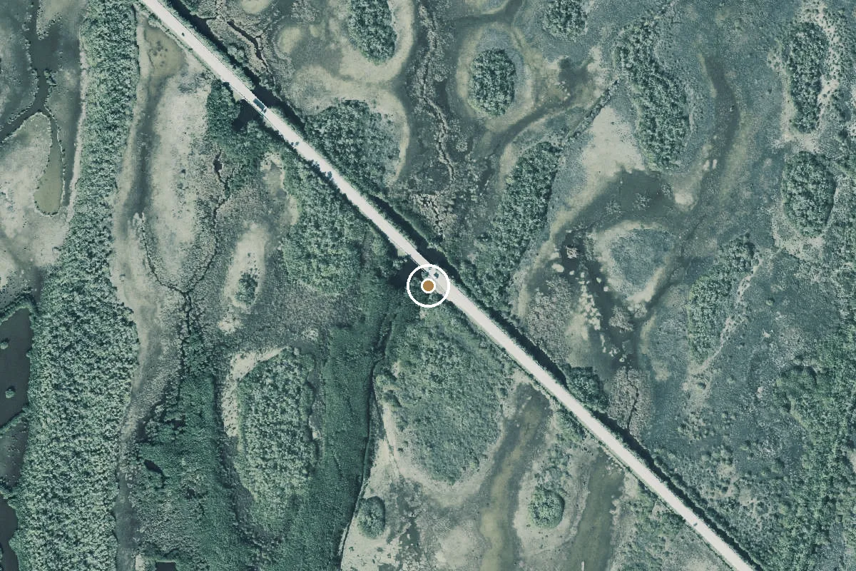 Aerial view of Fakahatchee Strand Preserve State Park - Faka Union River Paddling Trail