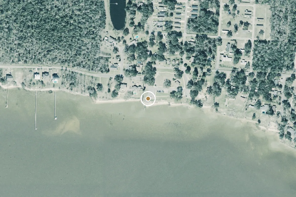 Aerial view of Floridatown Park and Boat Ramp