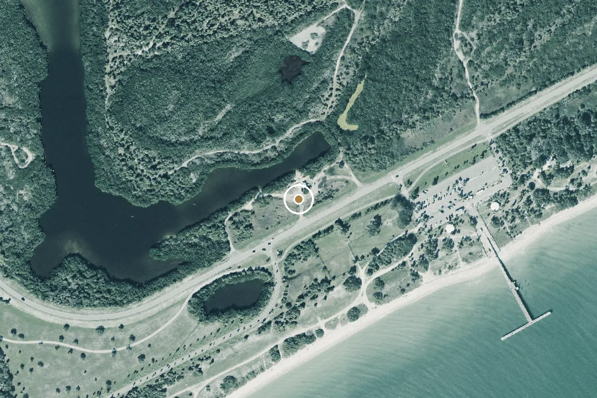 Aerial view of Fort DeSoto Park - Soldier Hole - Kayak Rentals and Launch