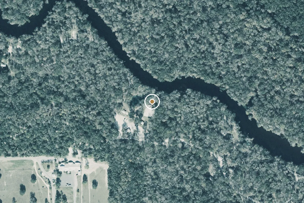 Aerial view of Ginnie Springs Outdoors, LLC - Canoe/ Kayak Access Point