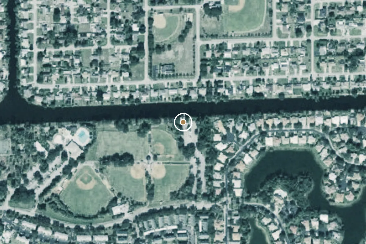 Aerial view of Golden Gate Community Park Public Boat Ramp
