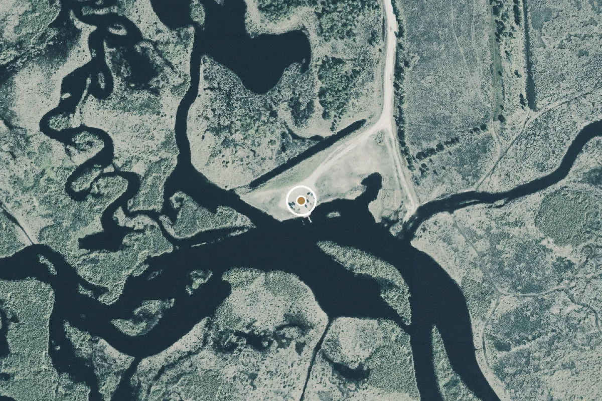 Aerial view of Hatbill Park Paved Ramp