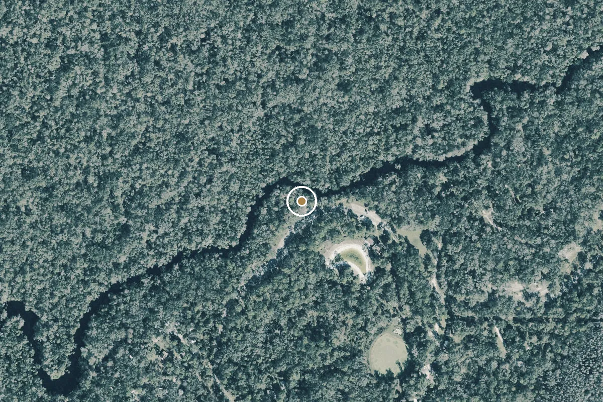 Aerial view of Hillsborough River State Park - Pavilion 26 Canoe Launch