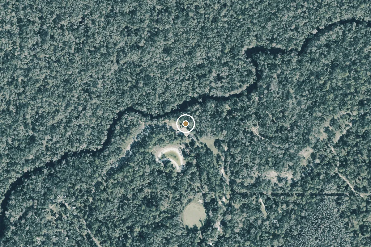Aerial view of Hillsborough River State Park - Pavilion 3 Canoe Launch