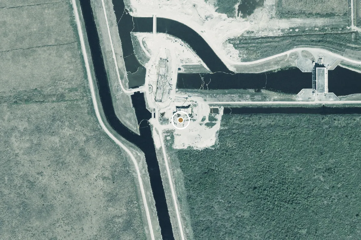 Aerial view of Holey Land WMA - Boat Ramp NW Corner (#3)