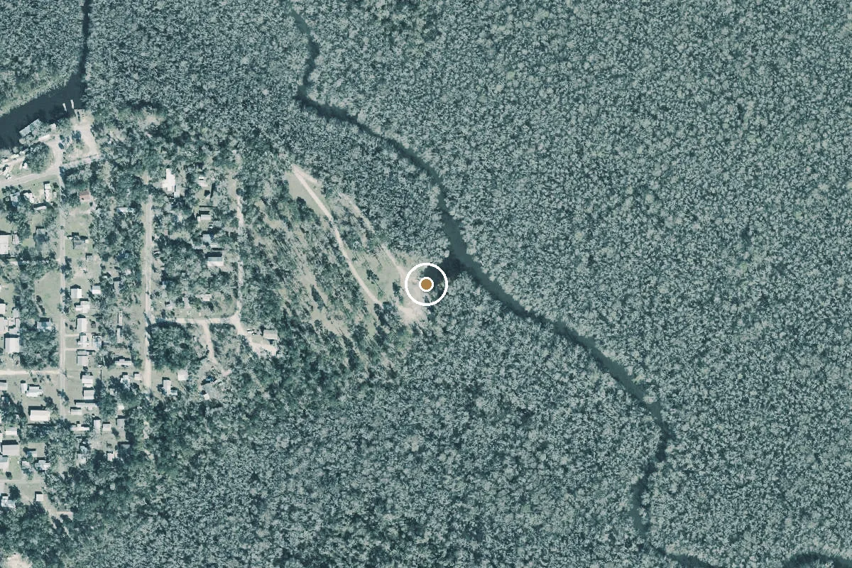Aerial view of Howard's Creek Landing