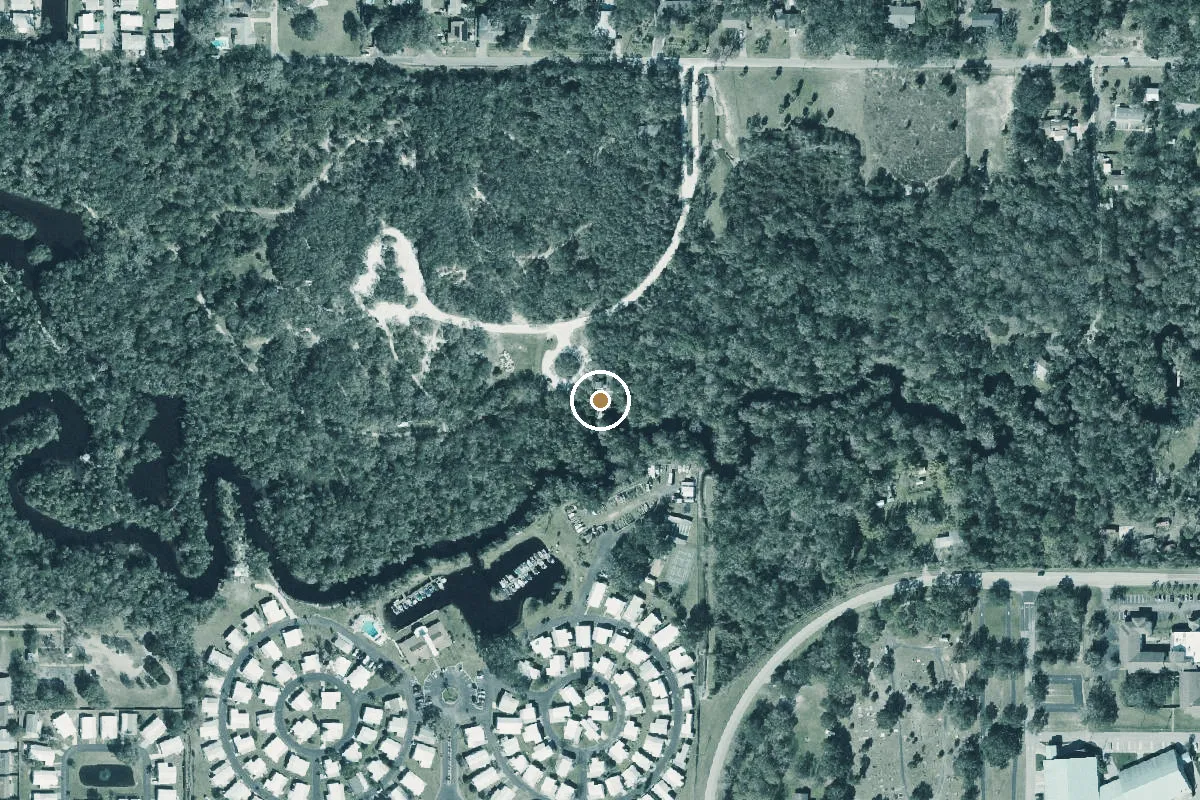 Aerial view of James E. Gray Preserve - Kayak Launch Dock