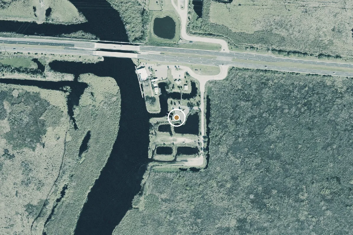 Aerial view of James G. Bourbeau Park