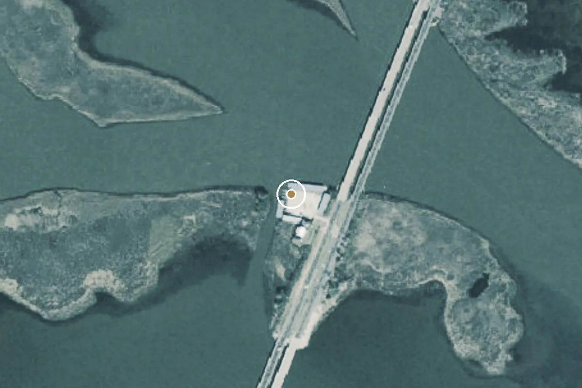Aerial view of Jim's Fish Camp