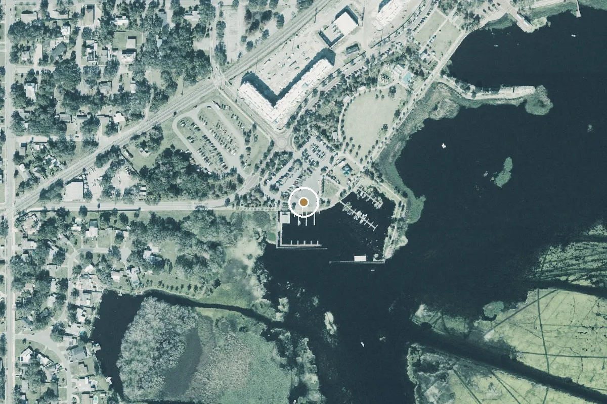 Aerial view of Kissimmee Lakefront Park - Big Toho Marina Boat Ramp