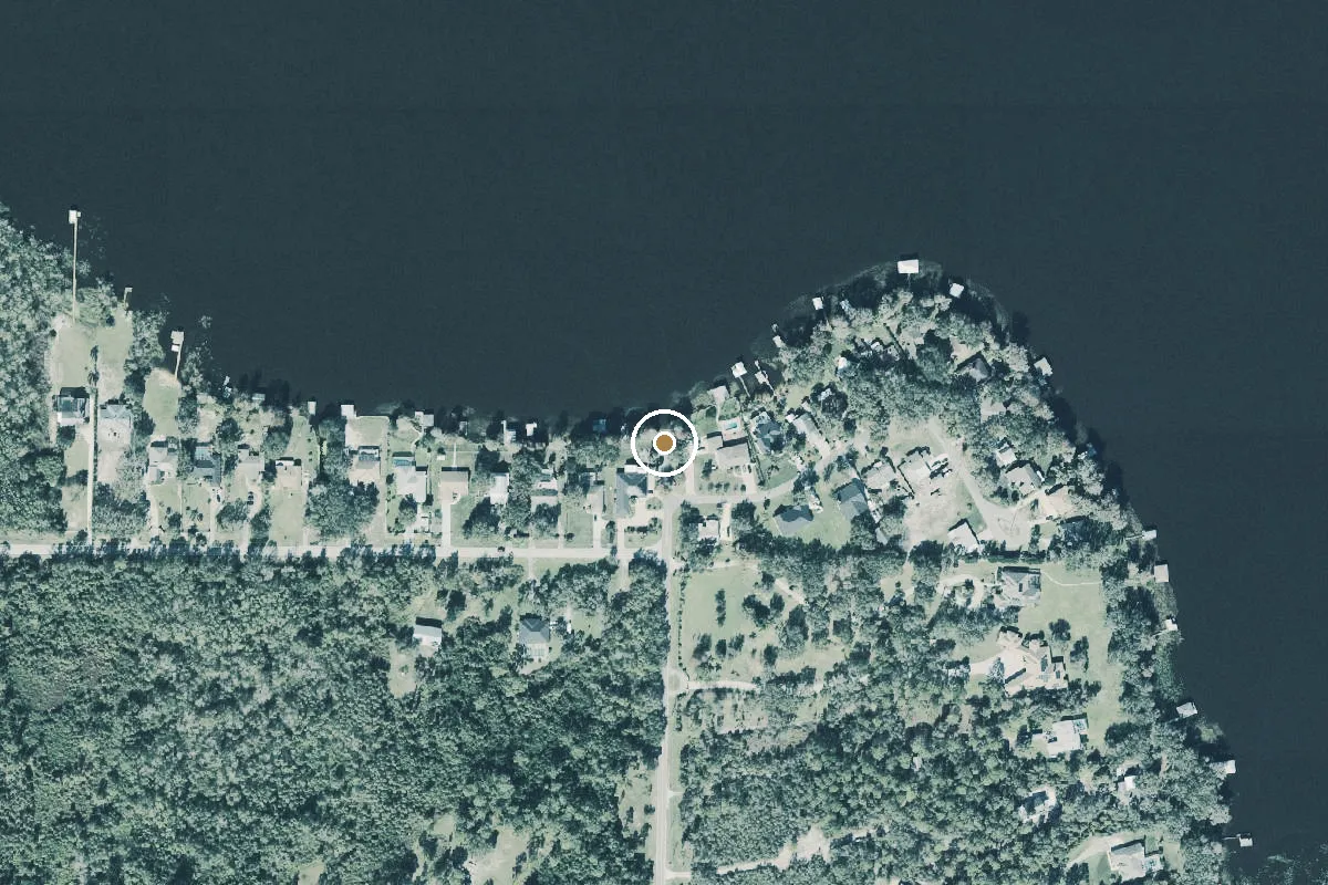 Aerial view of Lake Marion Public Boat Ramp