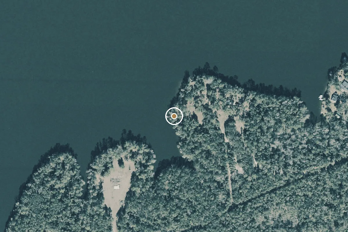 Aerial view of Lake Talquin State Forest - Bloxham Recreation Area (Advance Reservation Required)