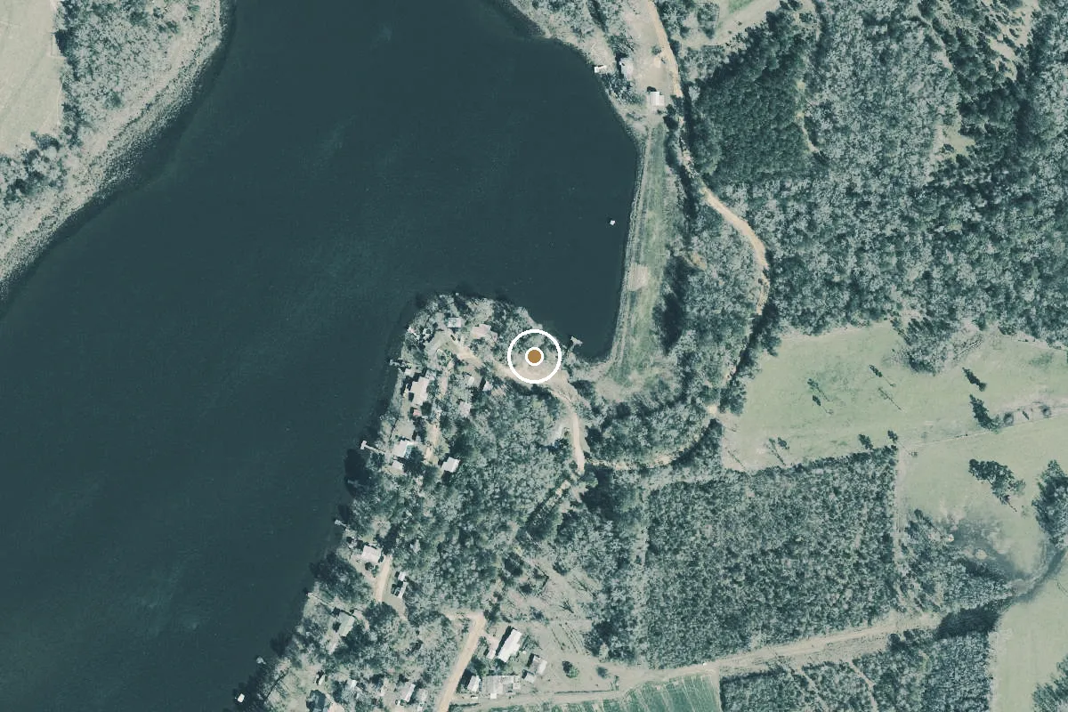 Aerial view of Lake Victor Public Boat Ramp (No Gas Motors)
