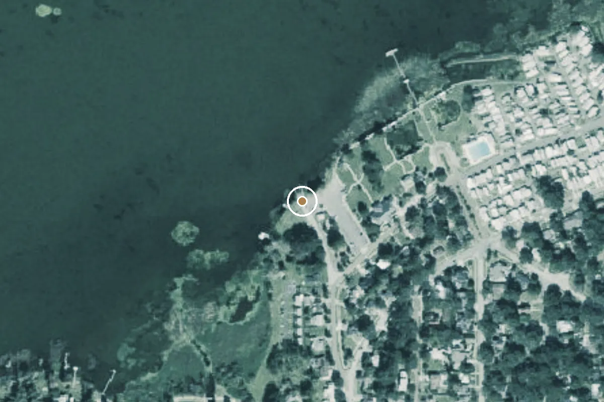 Aerial view of Lakeview Park Public Boat Ramp - Winter Garden