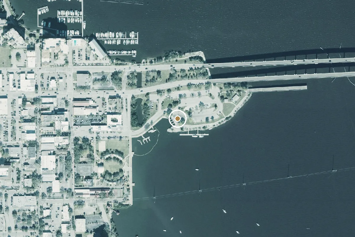 Aerial view of Lee Wenner Park