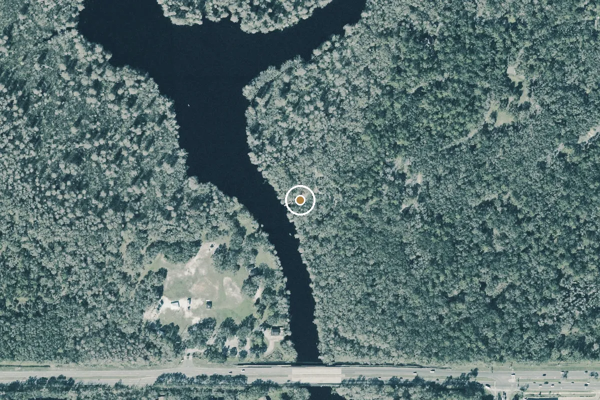 Aerial view of Lettuce Lake Regional Park - Canoe Launch and Rentals