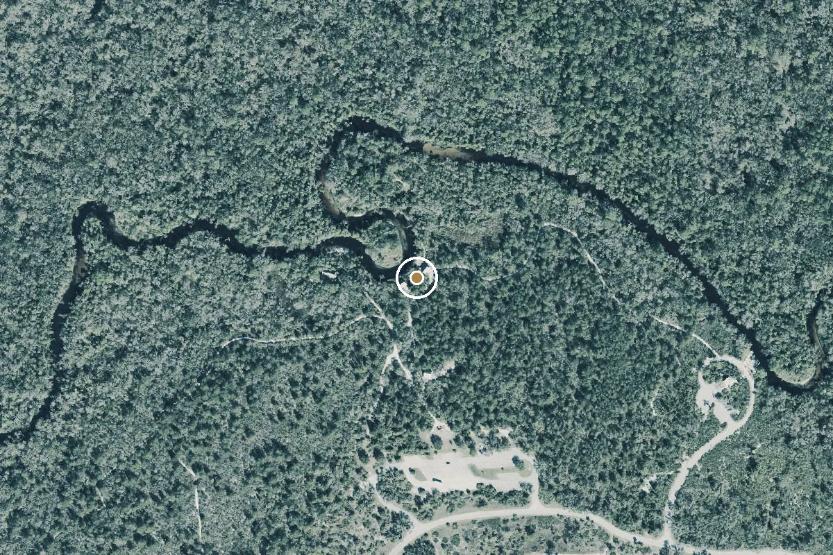 Aerial view of Little Manatee River State Park - Pavilion #1 Alternative Canoe Launch (Call Office)