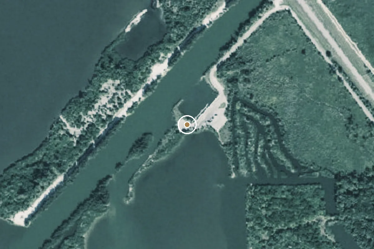 Aerial view of Merritt Island National Wildlife Refuge - Bairs Cove