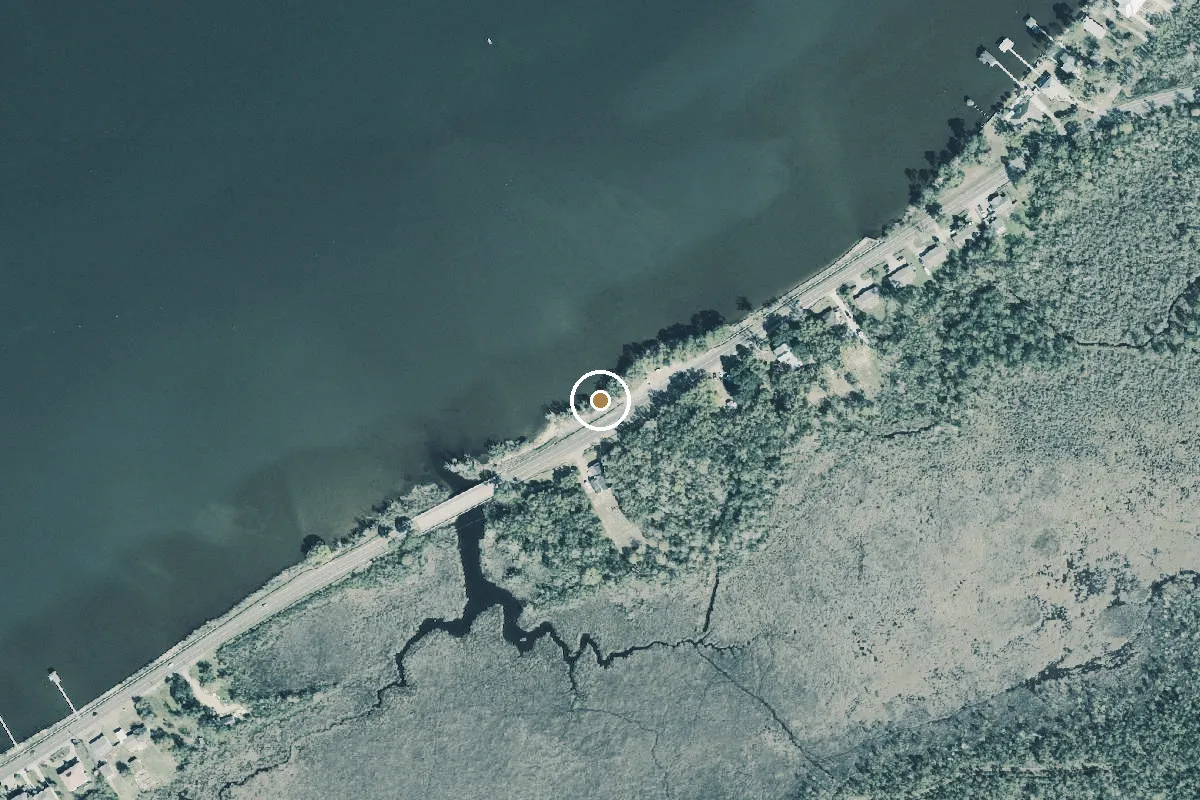 Aerial view of Millview Roadside Paddlecraft Launch