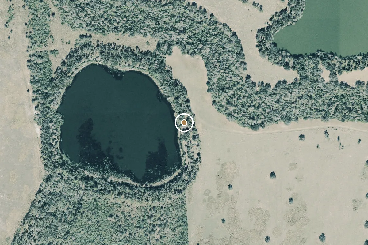 Aerial view of Mosaic Fish Management Area - SP 12 South Primitive Ramp (Special Restrictions Apply)