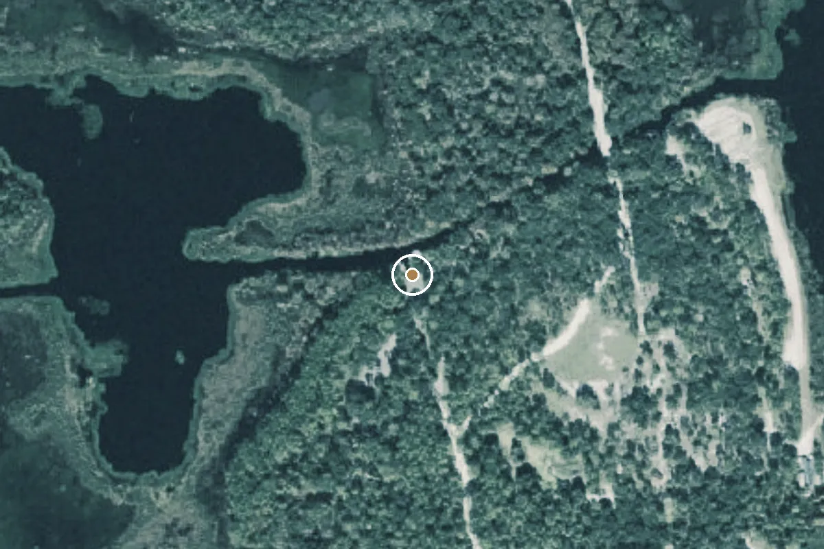 Aerial view of Moss Park - Lake Hart Boat Ramp