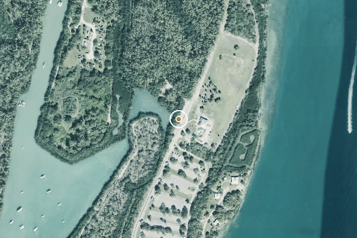 Aerial view of Oleta River State Park - Outdoor Center Paddlecraft Rentals and Launch