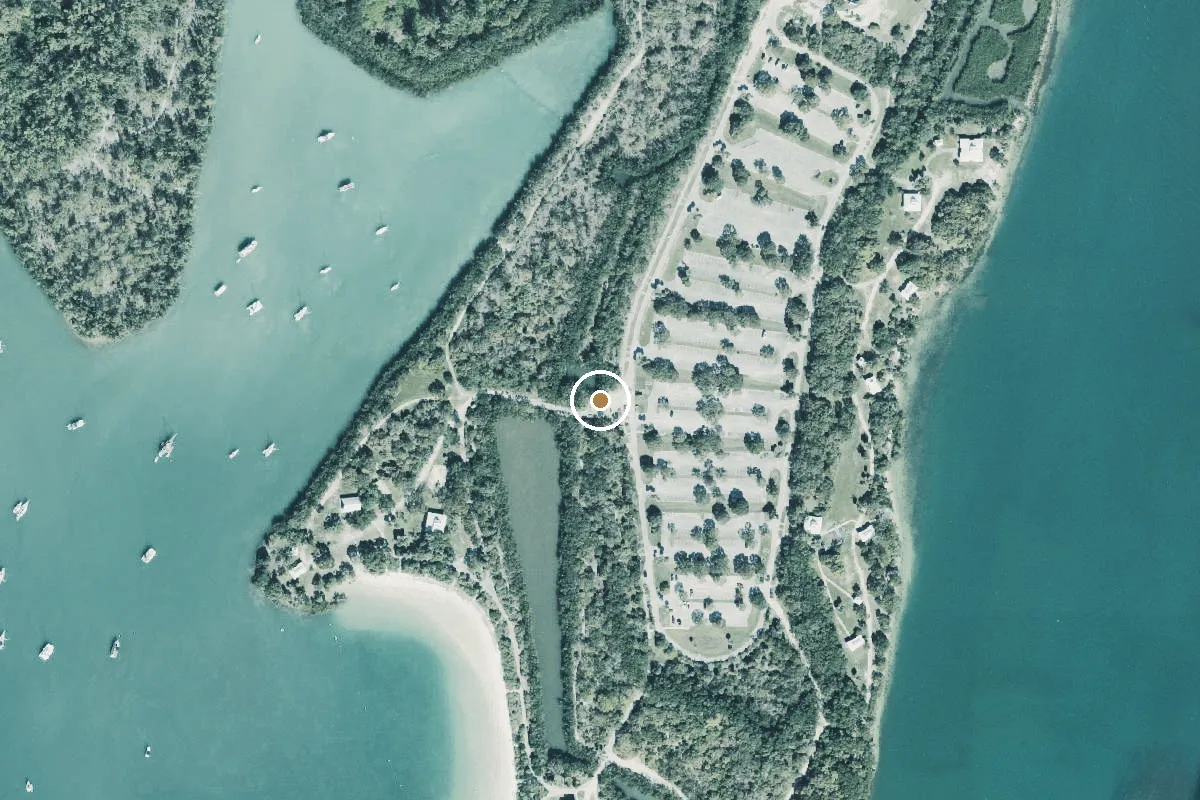 Aerial view of Oleta River State Park - Parking Lot 6 Paddlecraft Access