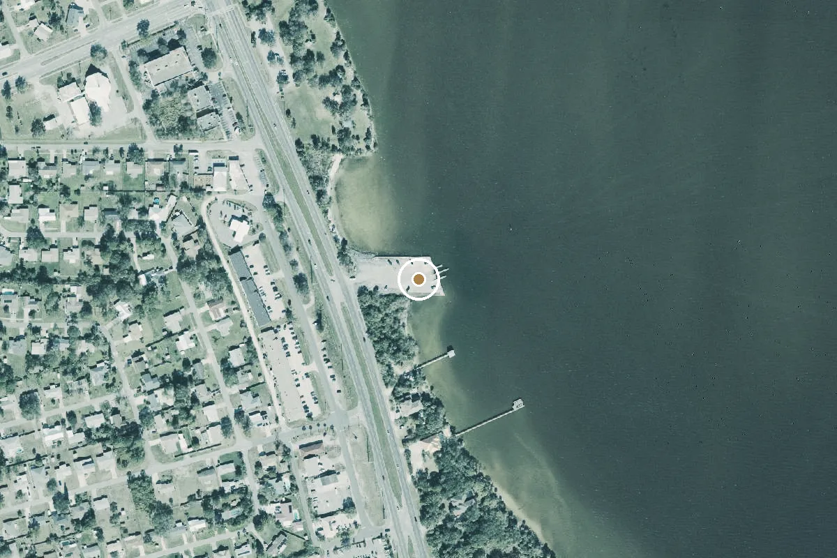 Aerial view of Port St. John Public Boat Ramp