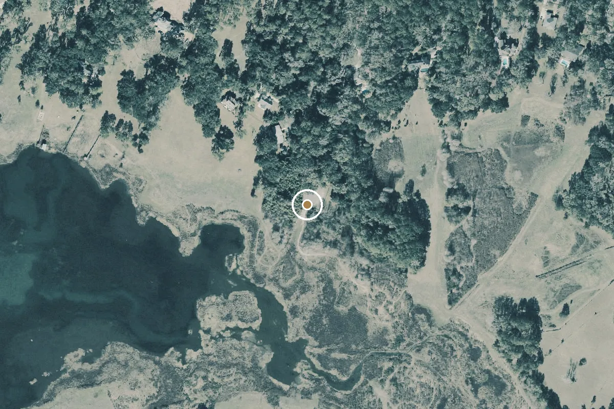 Aerial view of Rhoden Cove Landing