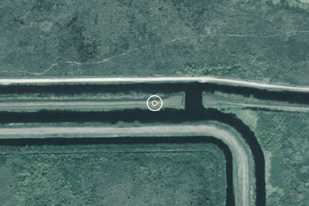 Aerial view of Rotenberger WMA L-3 & L-4 Canals East Primitive Access
