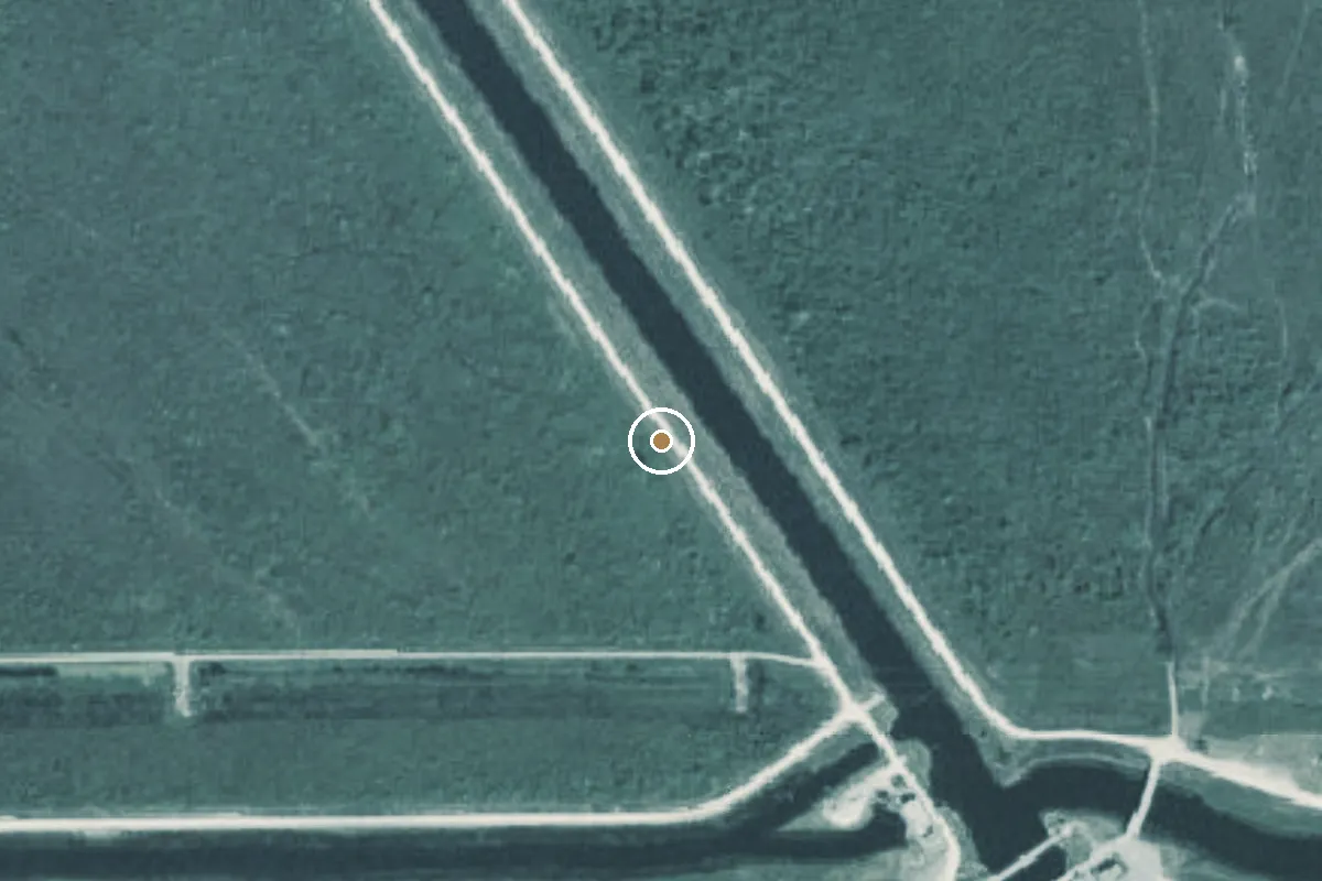 Aerial view of Rotenberger WMA Primitive Airboat Ramp SE Corner (#5)