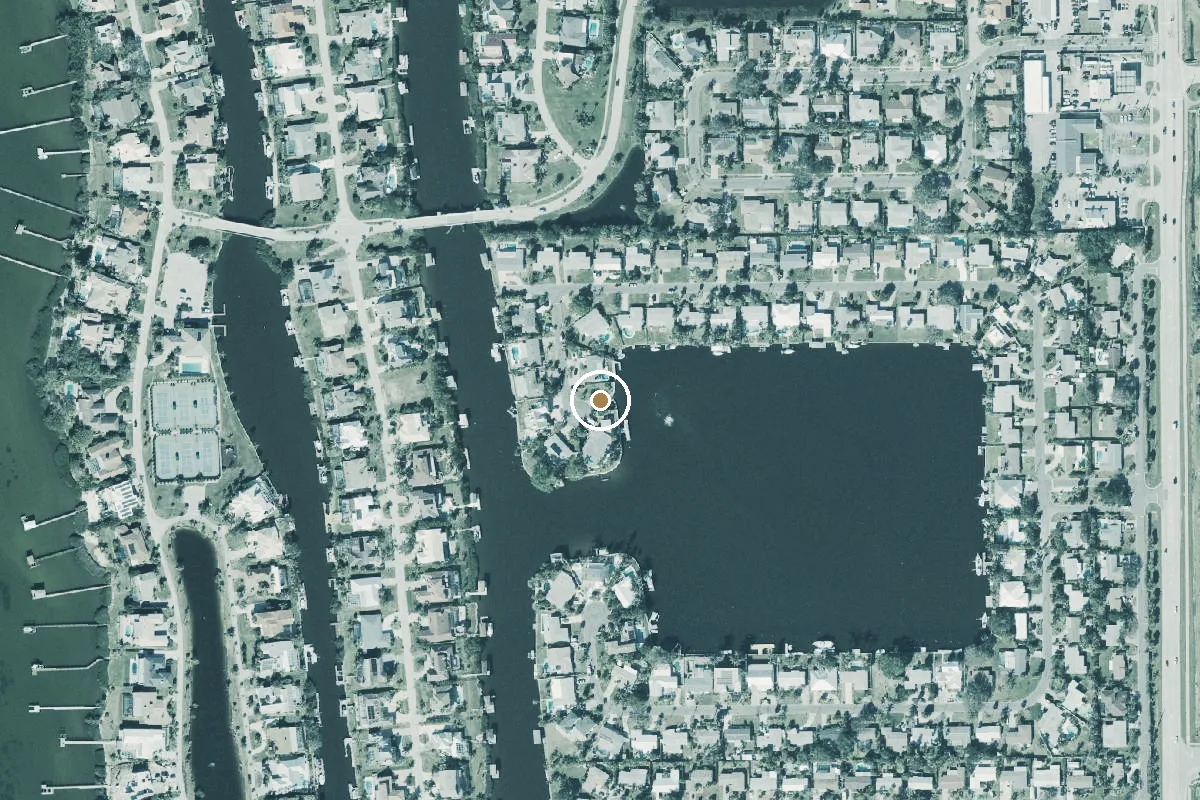 Aerial view of Shepard Lake Public Boat Ramp (No Parking)