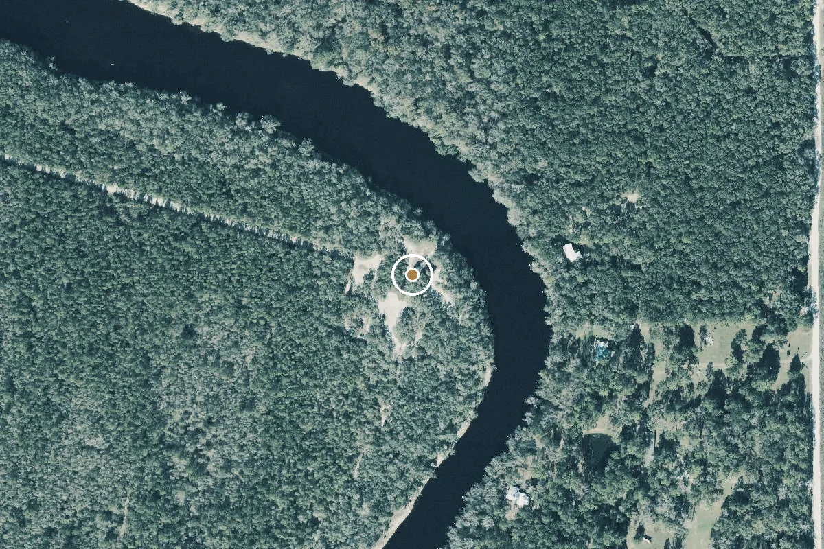 Aerial view of Sims Landing (North Lafayette County)