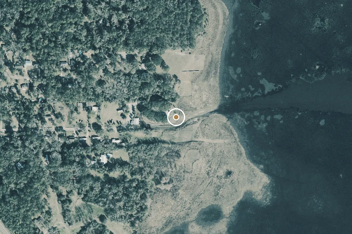 Aerial view of Sunset Landing Park - Canoe Launch